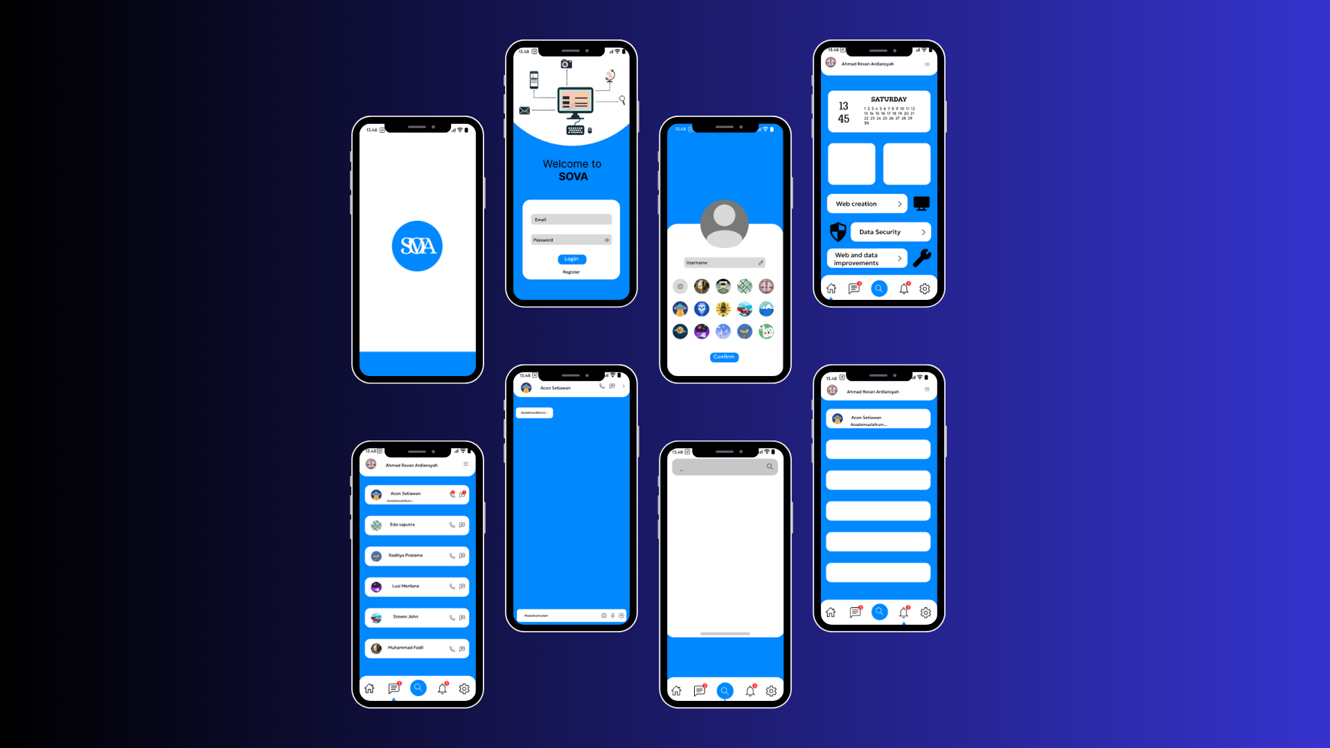 UI/UX Starup SOVA